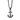 Black and Blue Anchor Steel Necklace - SHOPKURY.COM