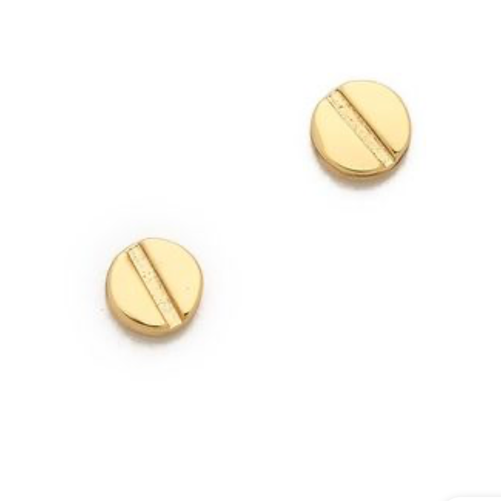 Nail Stud Earrings –