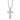 Middle Brushed Cross Steel Necklace - SHOPKURY.COM