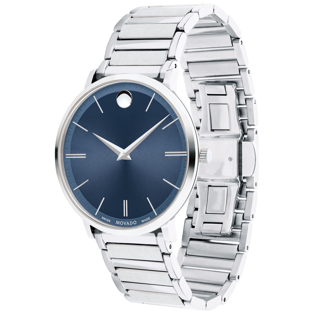 Ultra Slim 40MM Steel/Blue –