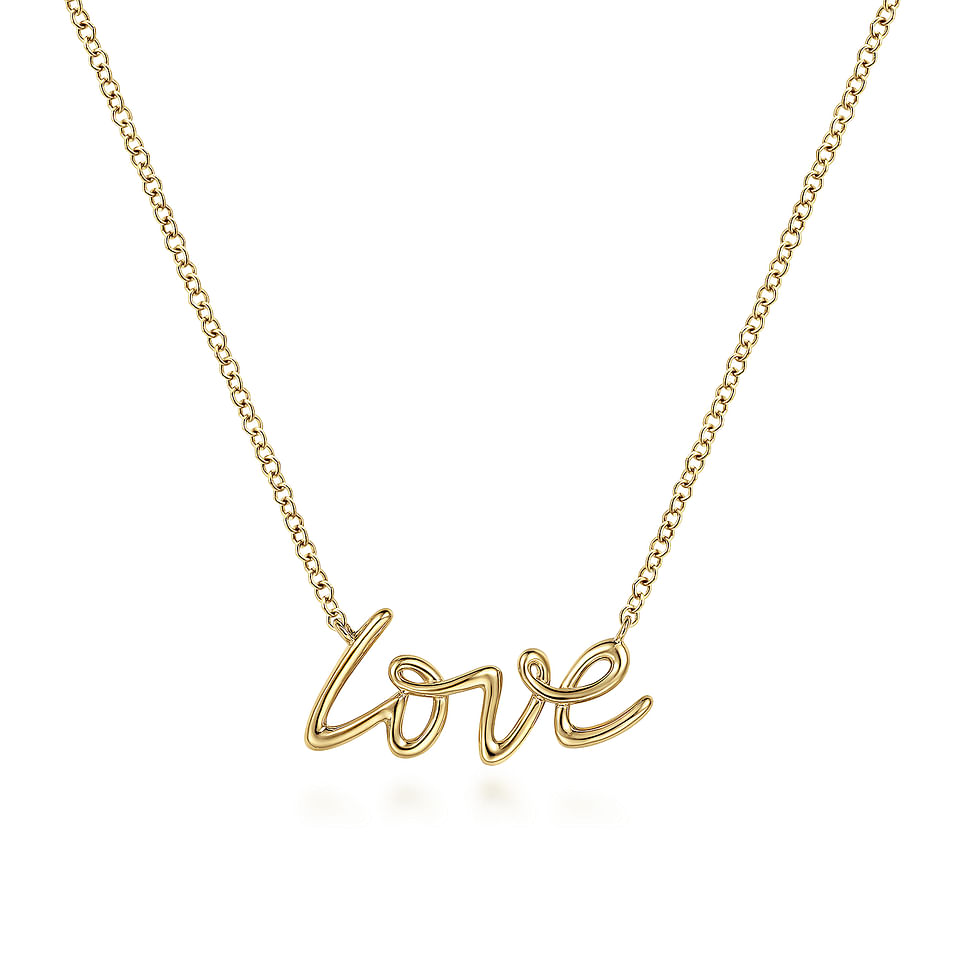 Love Script Necklace - SHOPKURY.COM