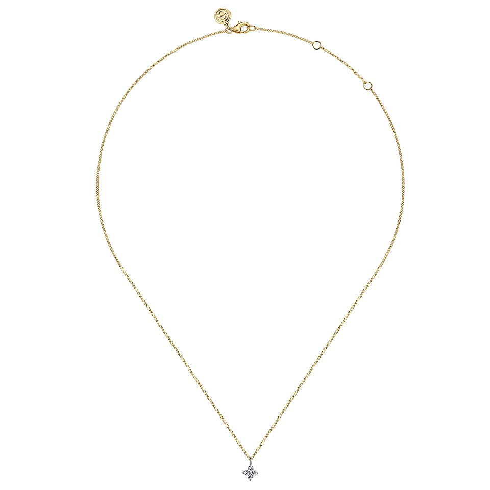 Four Point Diamond Necklace - SHOPKURY.COM