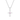 Kids Pink Open Cross Silver Necklace - SHOPKURY.COM