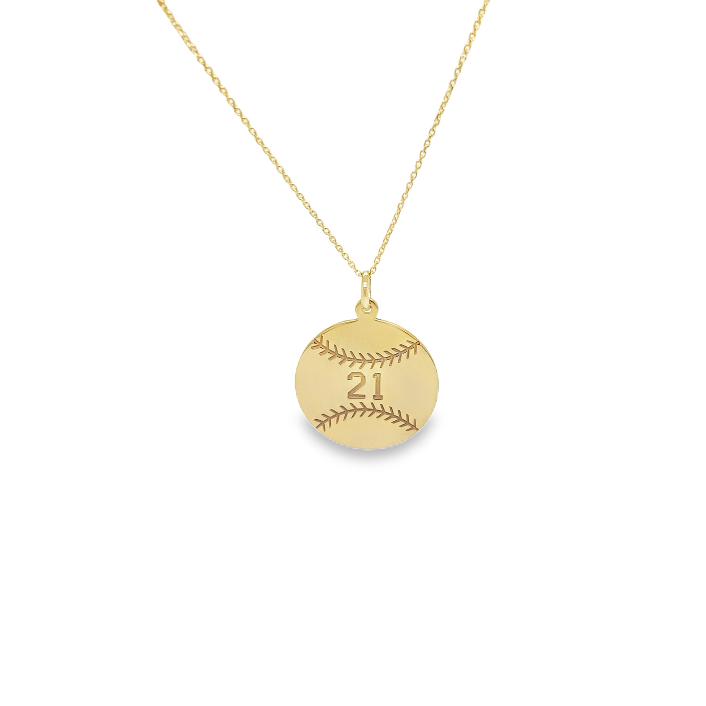 Clemente 21 Baseball Pendant - SHOPKURY.COM