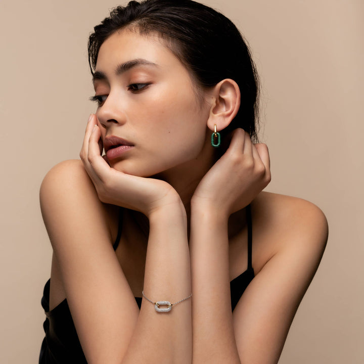 Sparkle Oval Link Bracelet *Limited Edition - SHOPKURY.COM