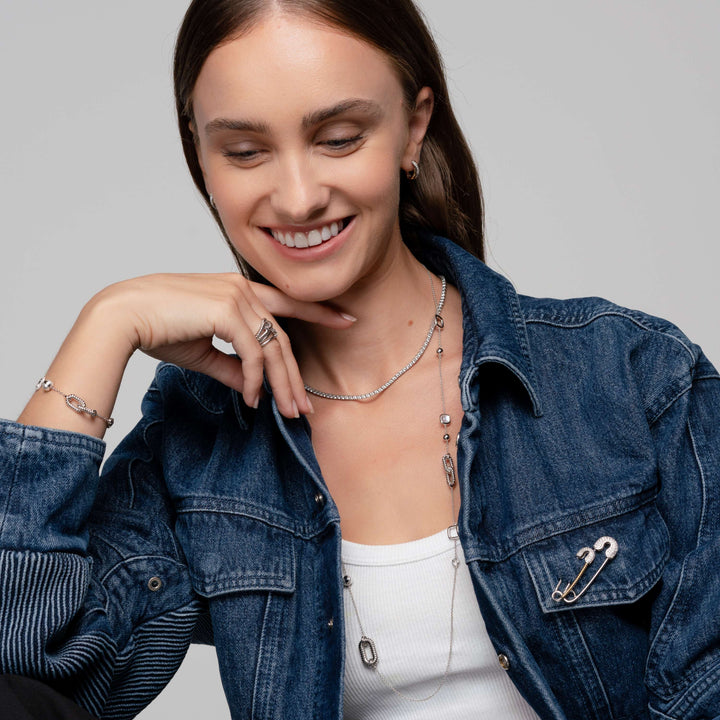 Rope Link Silver Bracelet - SHOPKURY.COM