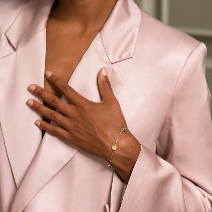 Stars Two Tone Bracelet - SHOPKURY.COM