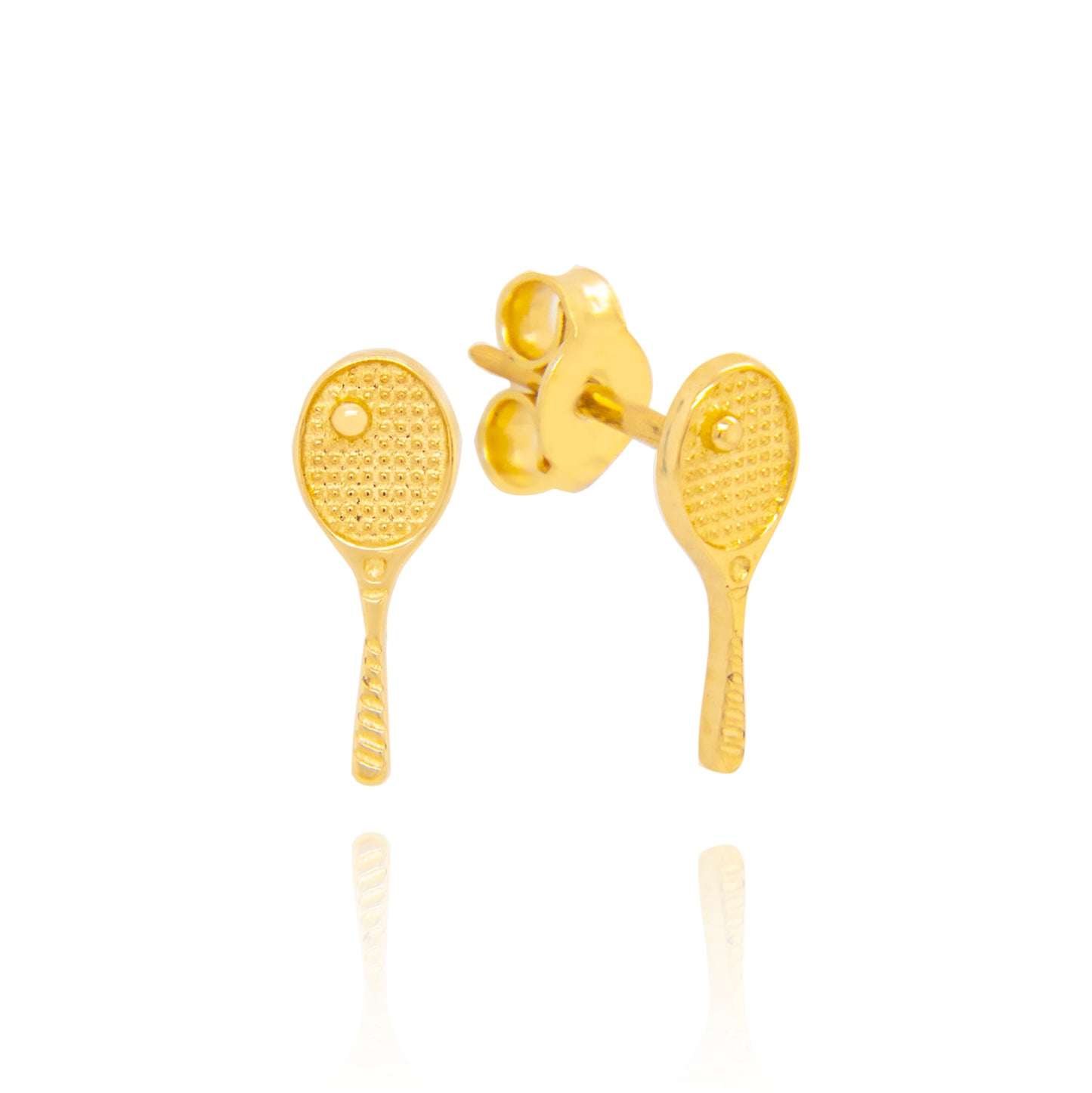 Tennis Racket Stud Earrings - SHOPKURY.COM
