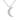 Diamond Crescent Moon Necklace - SHOPKURY.COM