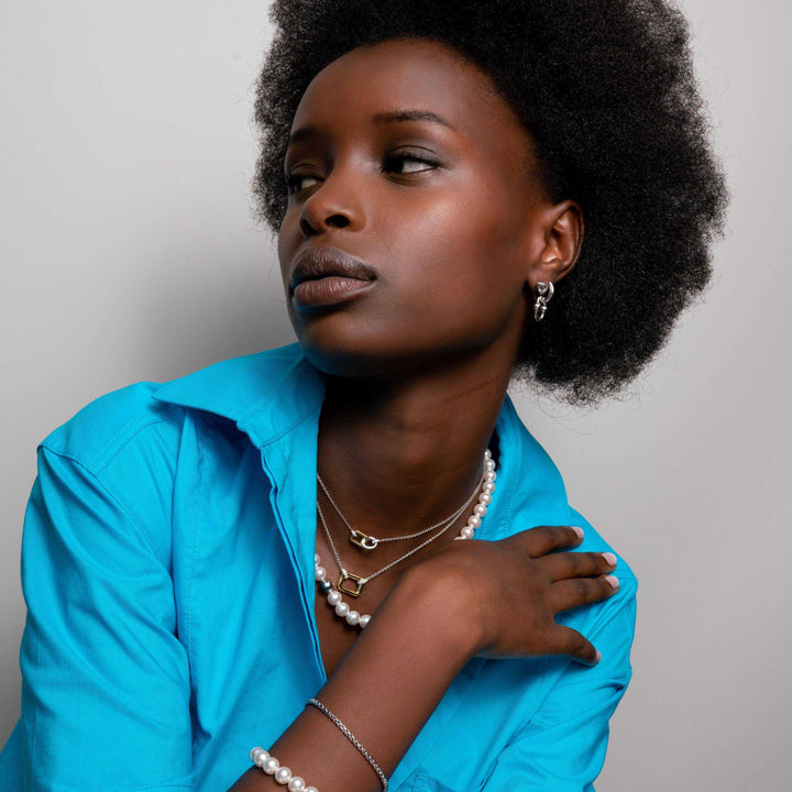 Classic Edge Rectangle Necklace - SHOPKURY.COM