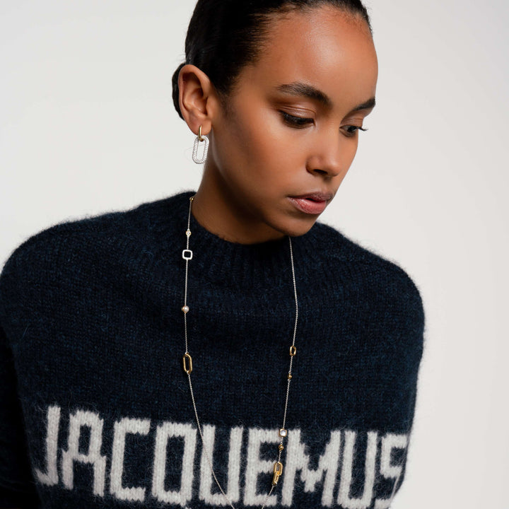 Rope Link Golden Necklace - SHOPKURY.COM