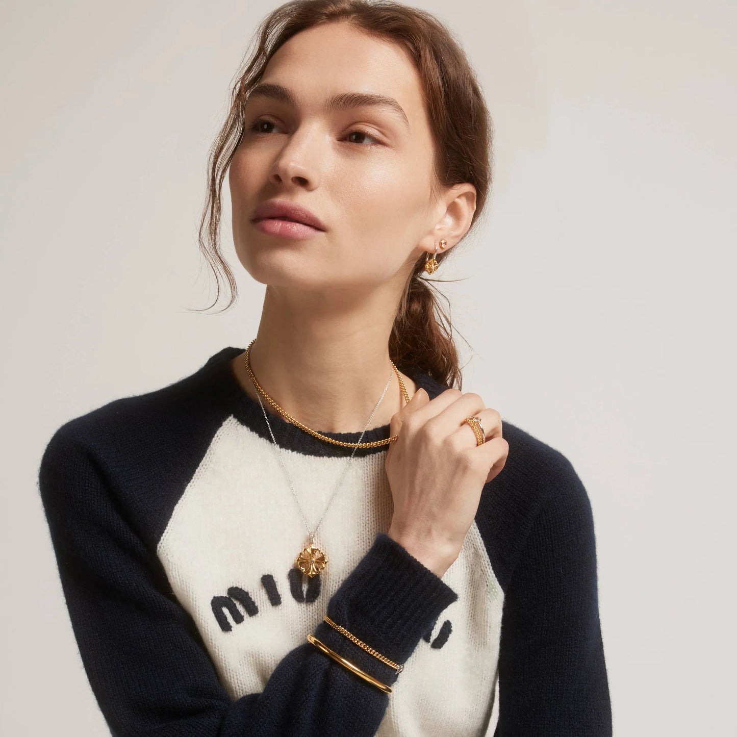 Cubanita Golden Necklace - SHOPKURY.COM