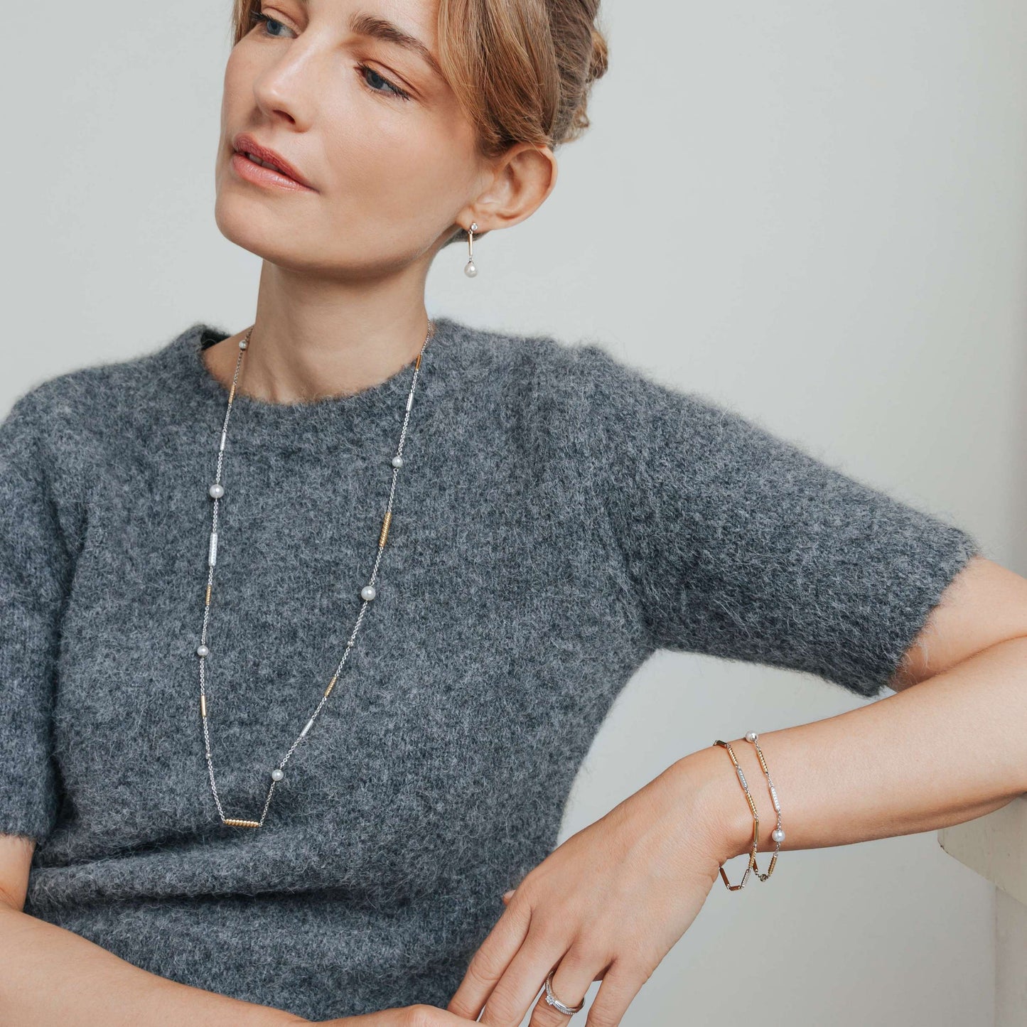 Essence Pearl Necklace 31.5 inches - SHOPKURY.COM