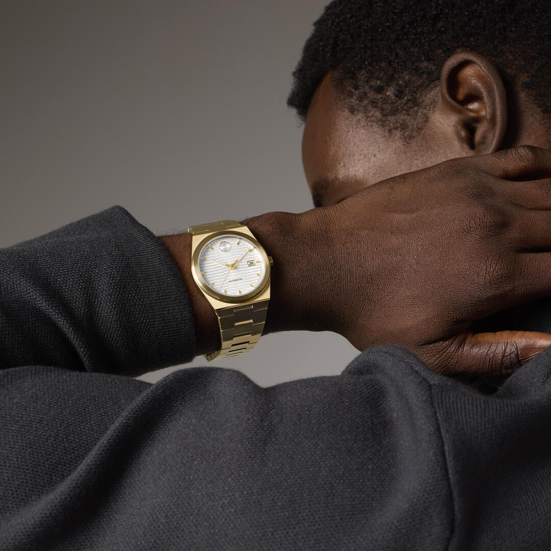 Bold Quest Yellow/White 39MM Watch by MOVADO