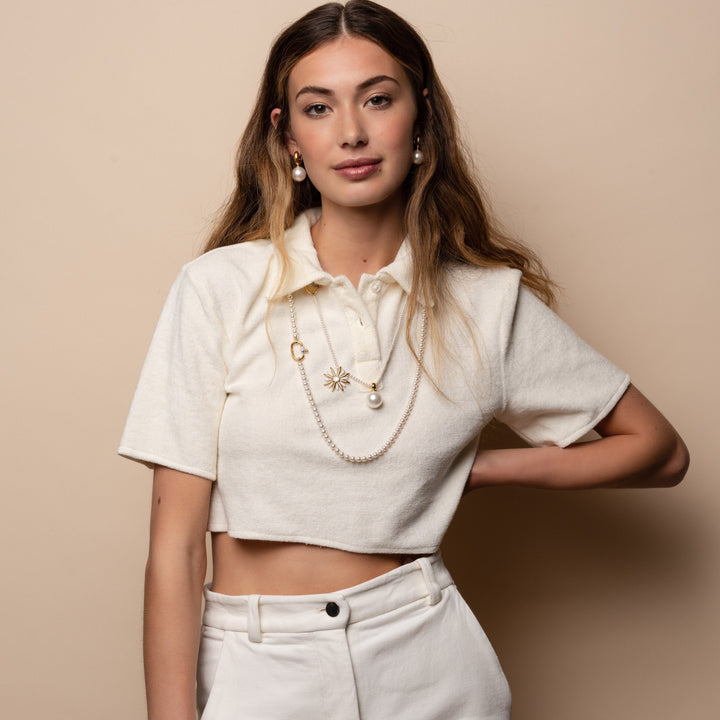 Pearl 6mm bead Necklace - SHOPKURY.COM