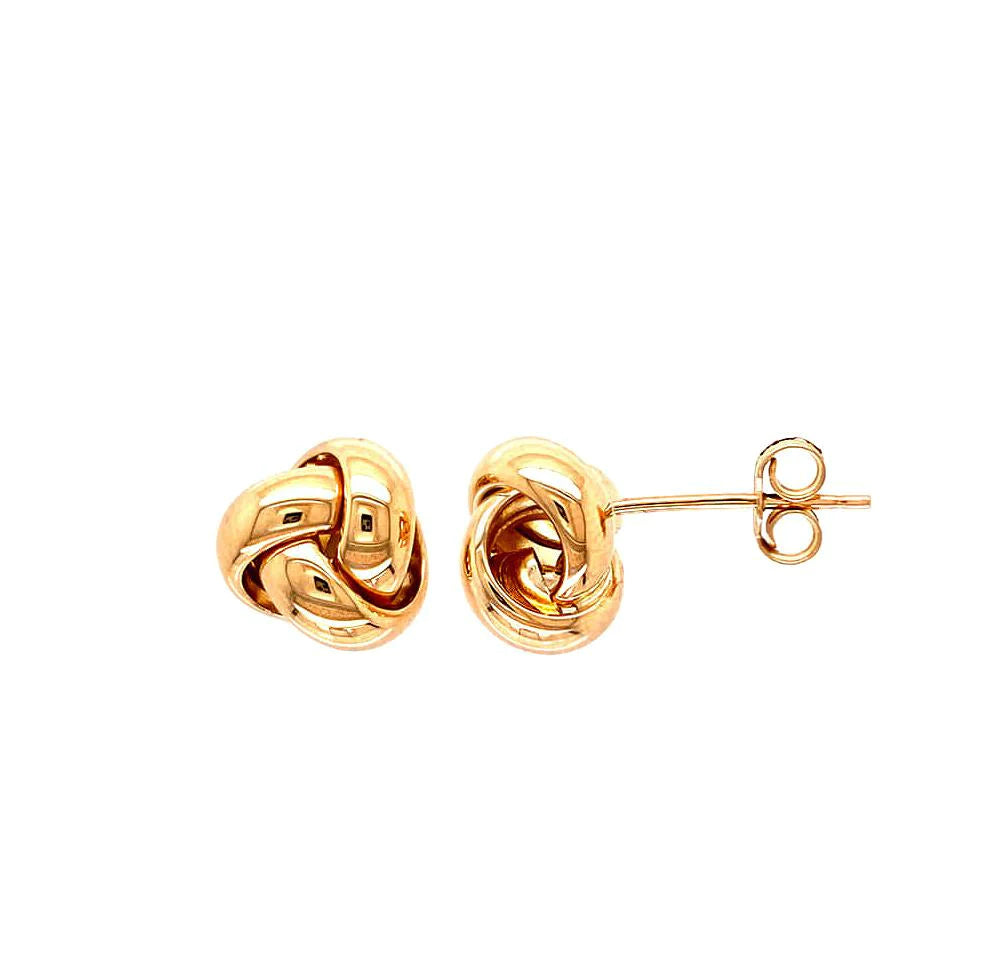 Love Knot 9MM Stud Earrings - SHOPKURY.COM