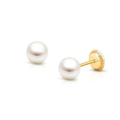 5MM Pearl Kids Earrings - SHOPKURY.COM