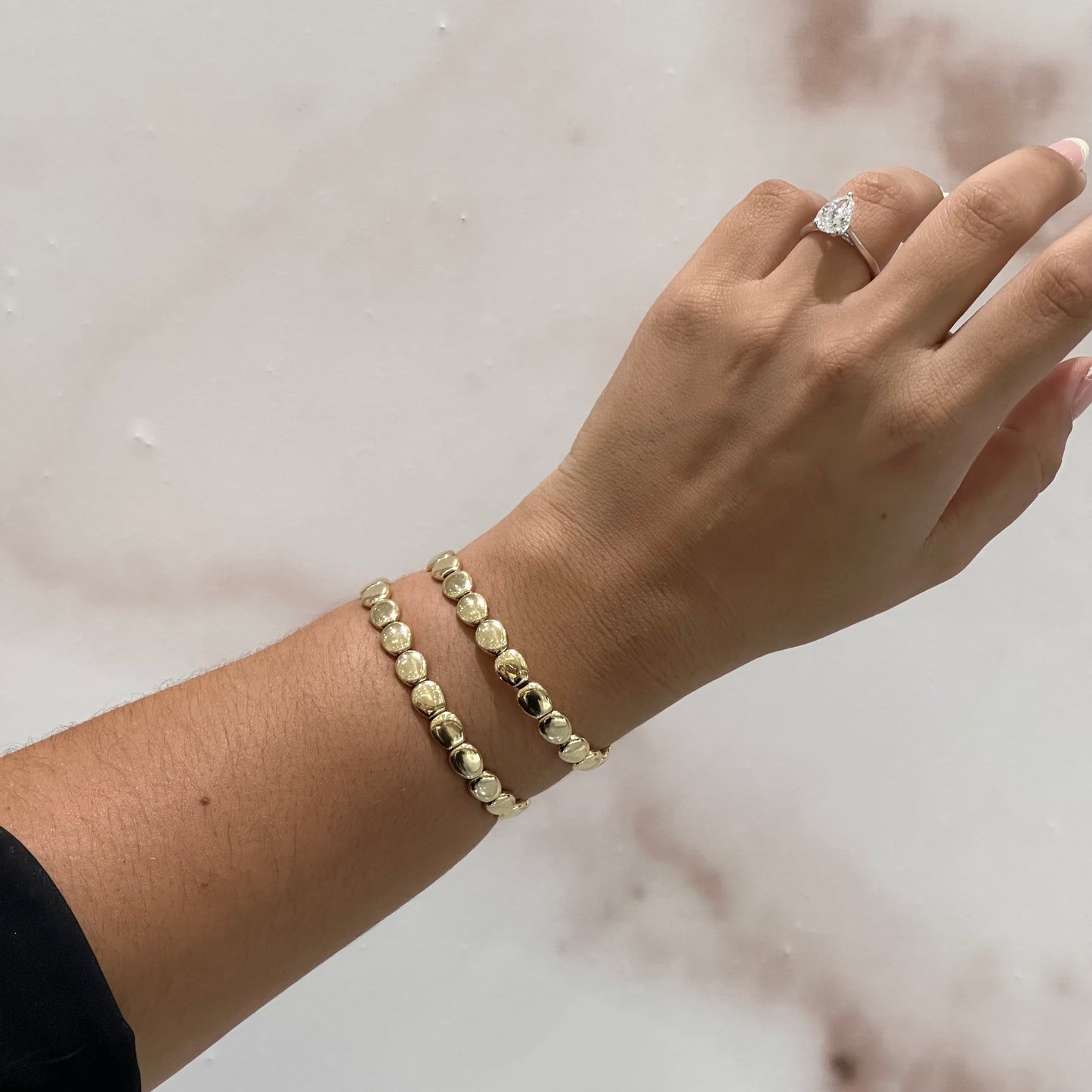 Pebbles Double Bangle Bracelet - SHOPKURY.COM