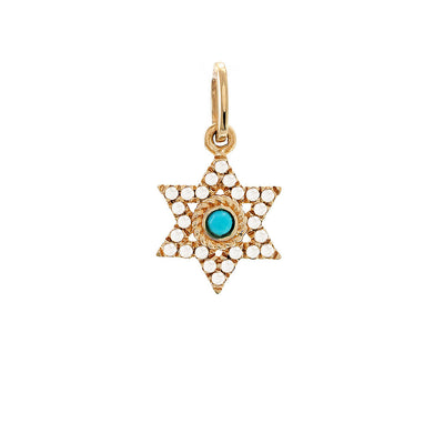 Star Diamond Turquoise Pendant - SHOPKURY.COM