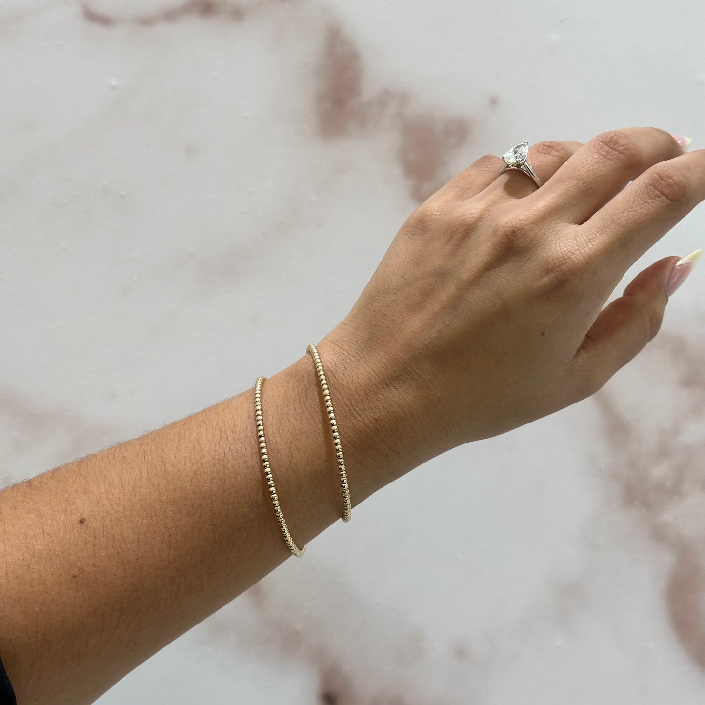 Beaded Bangle Bracelet (Size Medium) - SHOPKURY.COM