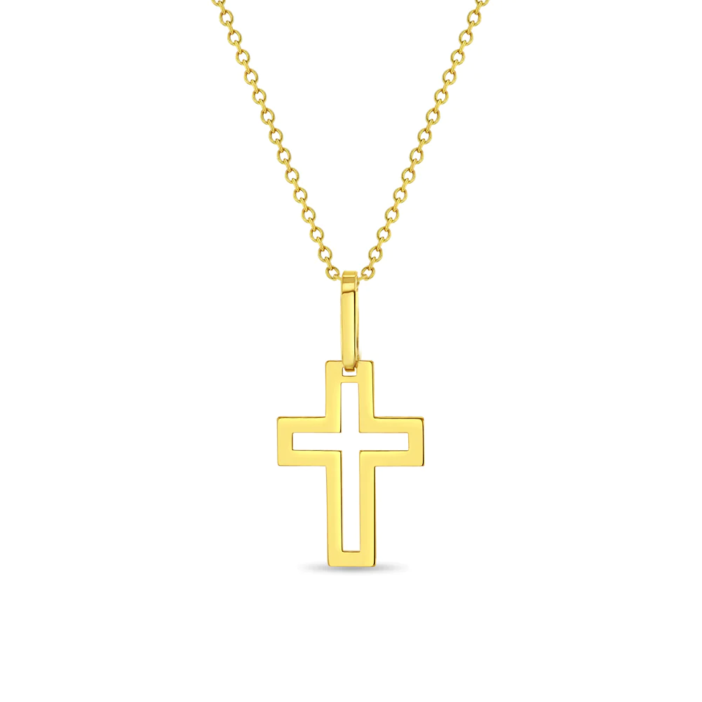 Open Cross Kids Necklace - SHOPKURY.COM
