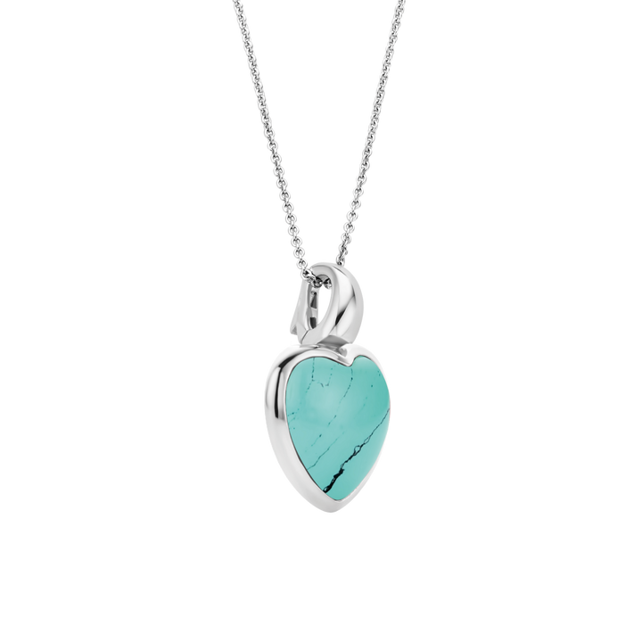 Turquoise Heart Necklace - SHOPKURY.COM