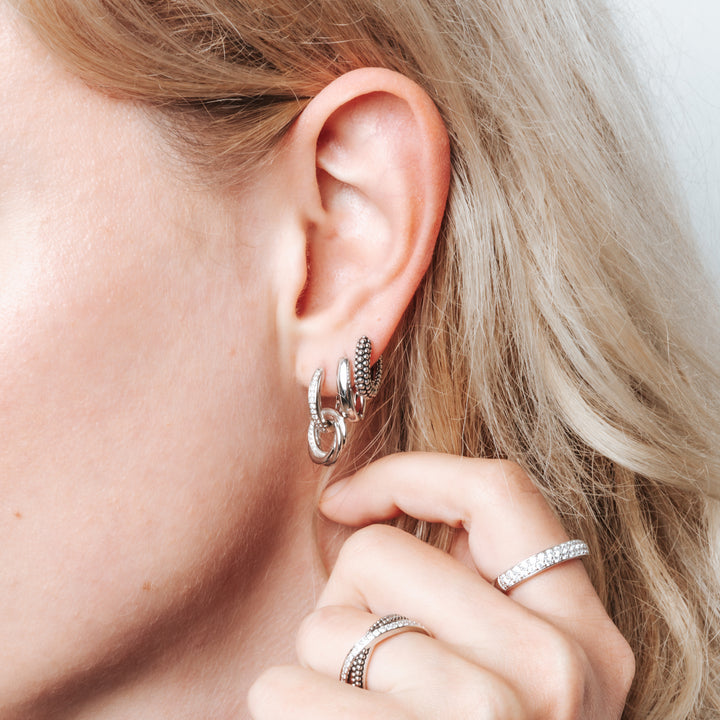 14.4mm Bubble huggie Earrings - SHOPKURY.COM