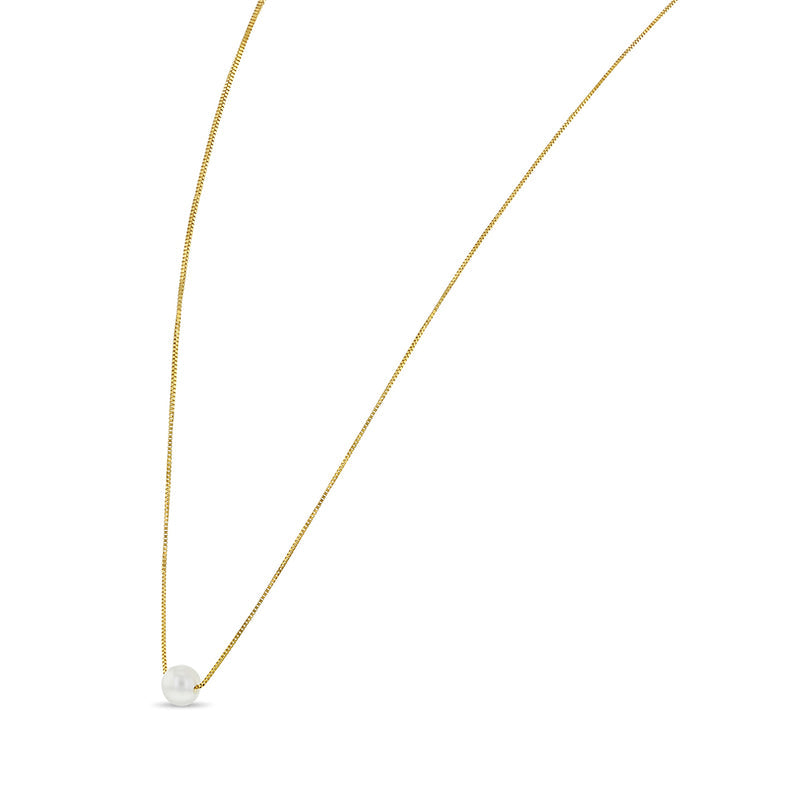 Single 7mm Pearl Kids Necklace - SHOPKURY.COM