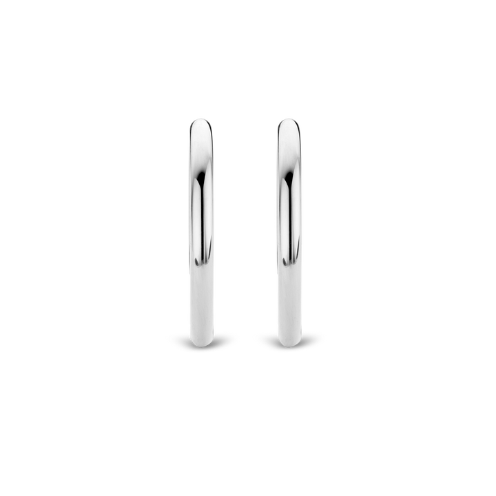 Basic Silver 30MM Hoop Earrings - SHOPKURY.COM