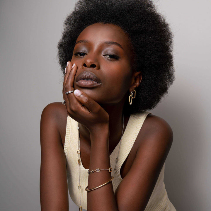 Classic Edge Huggie Earrings - SHOPKURY.COM