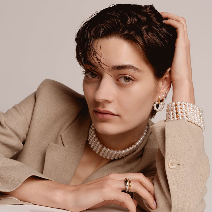 Pearl Stud Earrings - SHOPKURY.COM