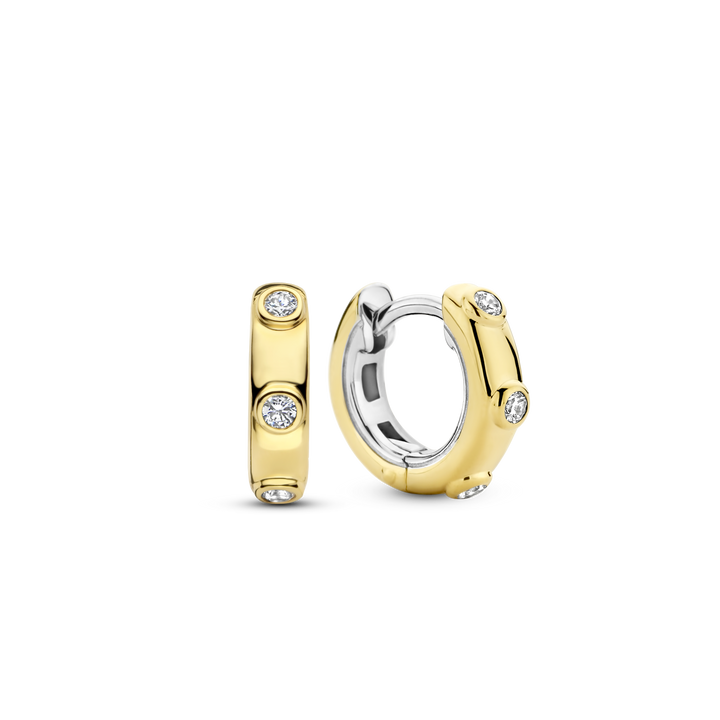 Spots Golden Huggie Earrings - SHOPKURY.COM