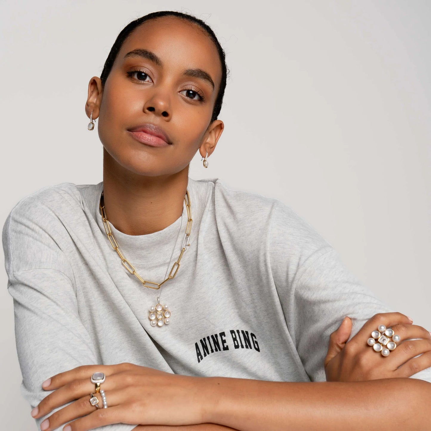 Cushion Quartz Drop Earrings - SHOPKURY.COM