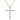 .07ct Diamond Rose Gold Cross Necklace - SHOPKURY.COM