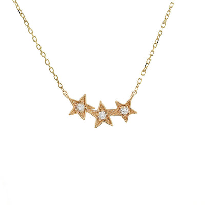 Three Stars Diamond Necklace - SHOPKURY.COM