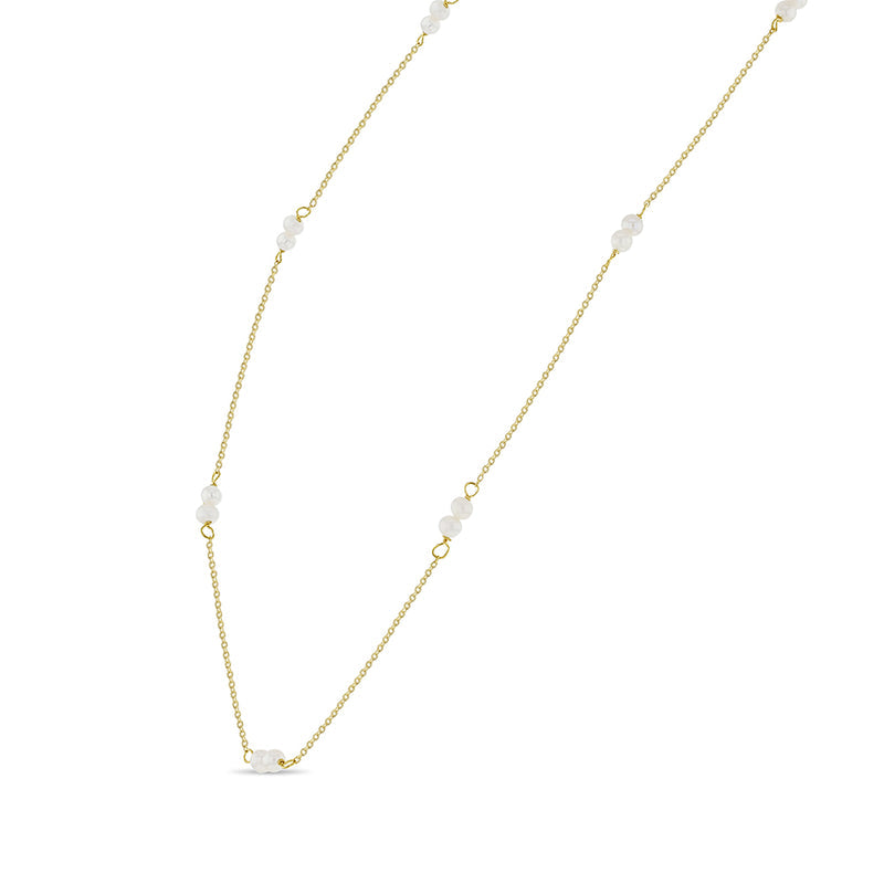 Double Pearl Kids Necklace - SHOPKURY.COM