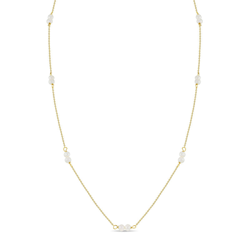 Double Pearl Kids Necklace - SHOPKURY.COM