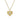Flutted Heart Diamond Necklace - SHOPKURY.COM