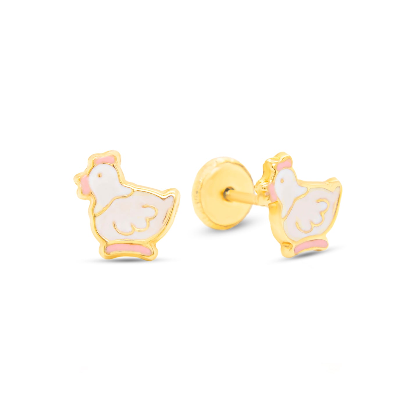 Cute Chicken Kids Earrings - SHOPKURY.COM