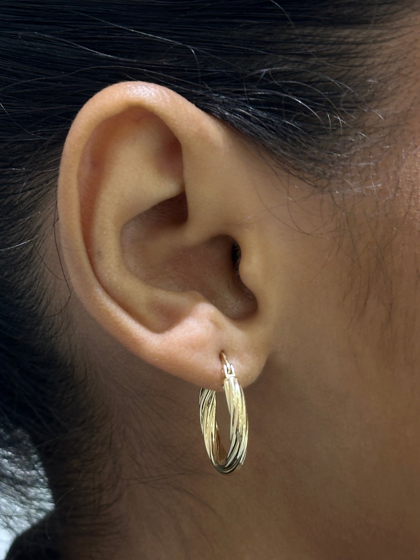 Rope 19.5MM Huggie Earrings - SHOPKURY.COM