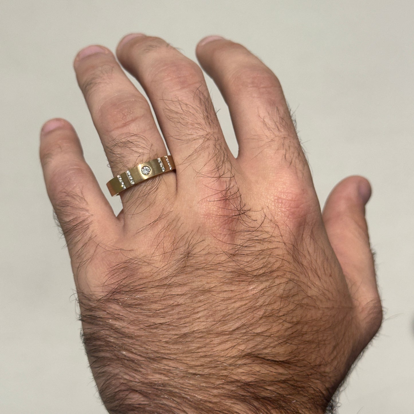 .21ct Diamond Yellow Gold Ring by KURY BRIDAL