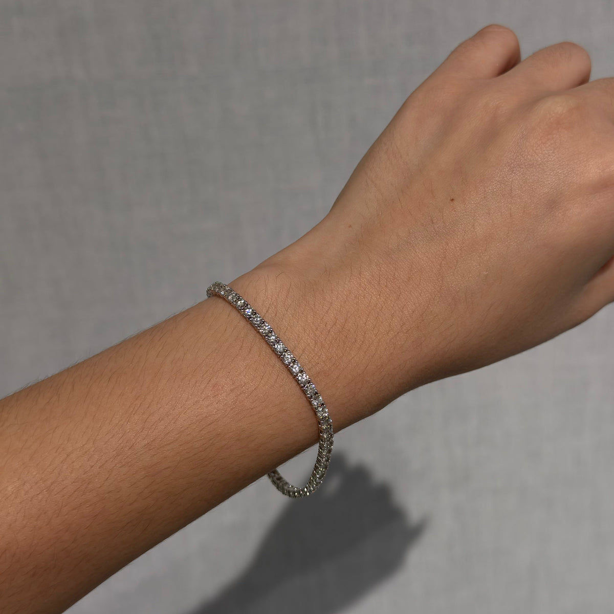 5.05CT Round Cut Diamonds Tennis Bracelet by KURY COLLECTION