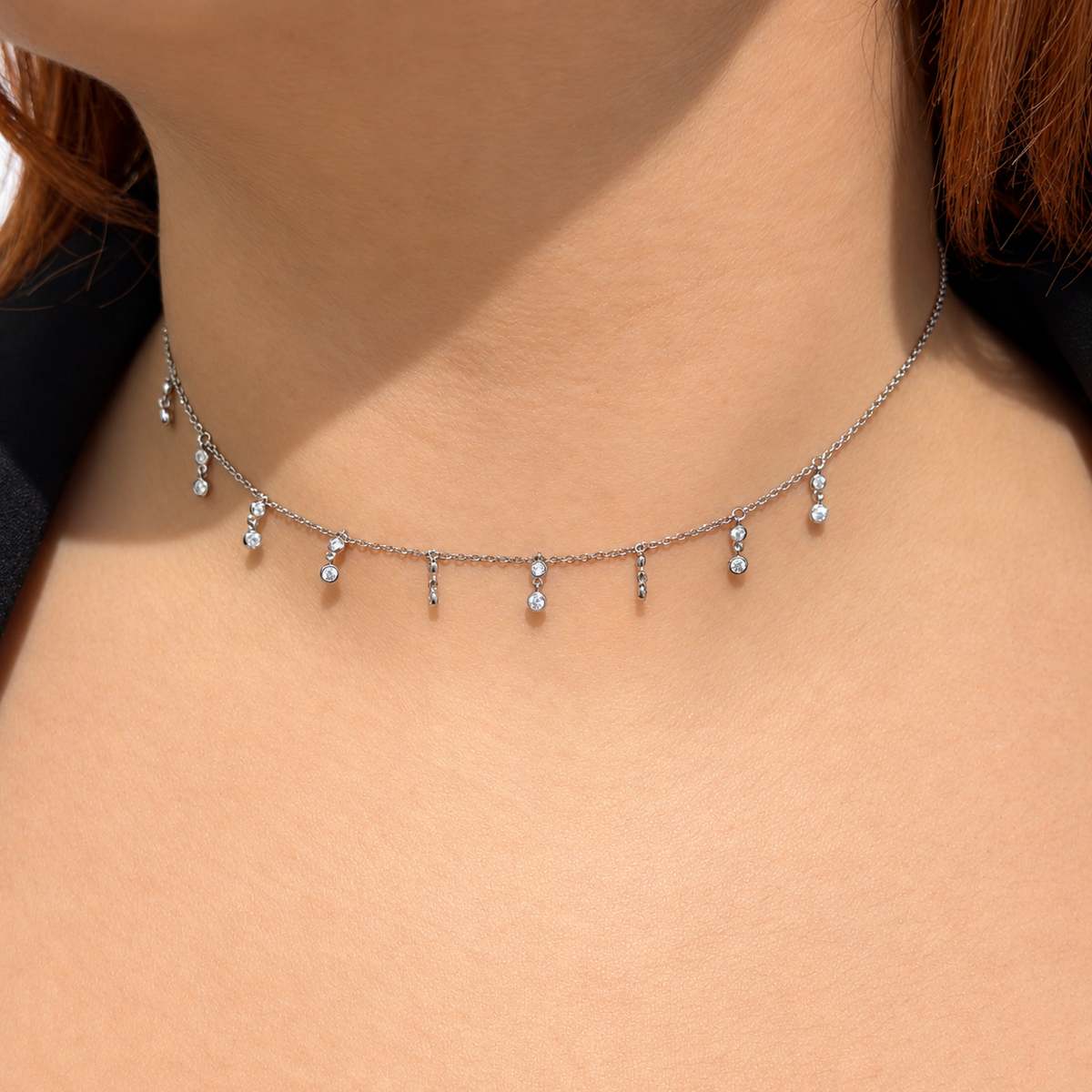 Double Dangles Kids Necklace by KURY COLLECTION