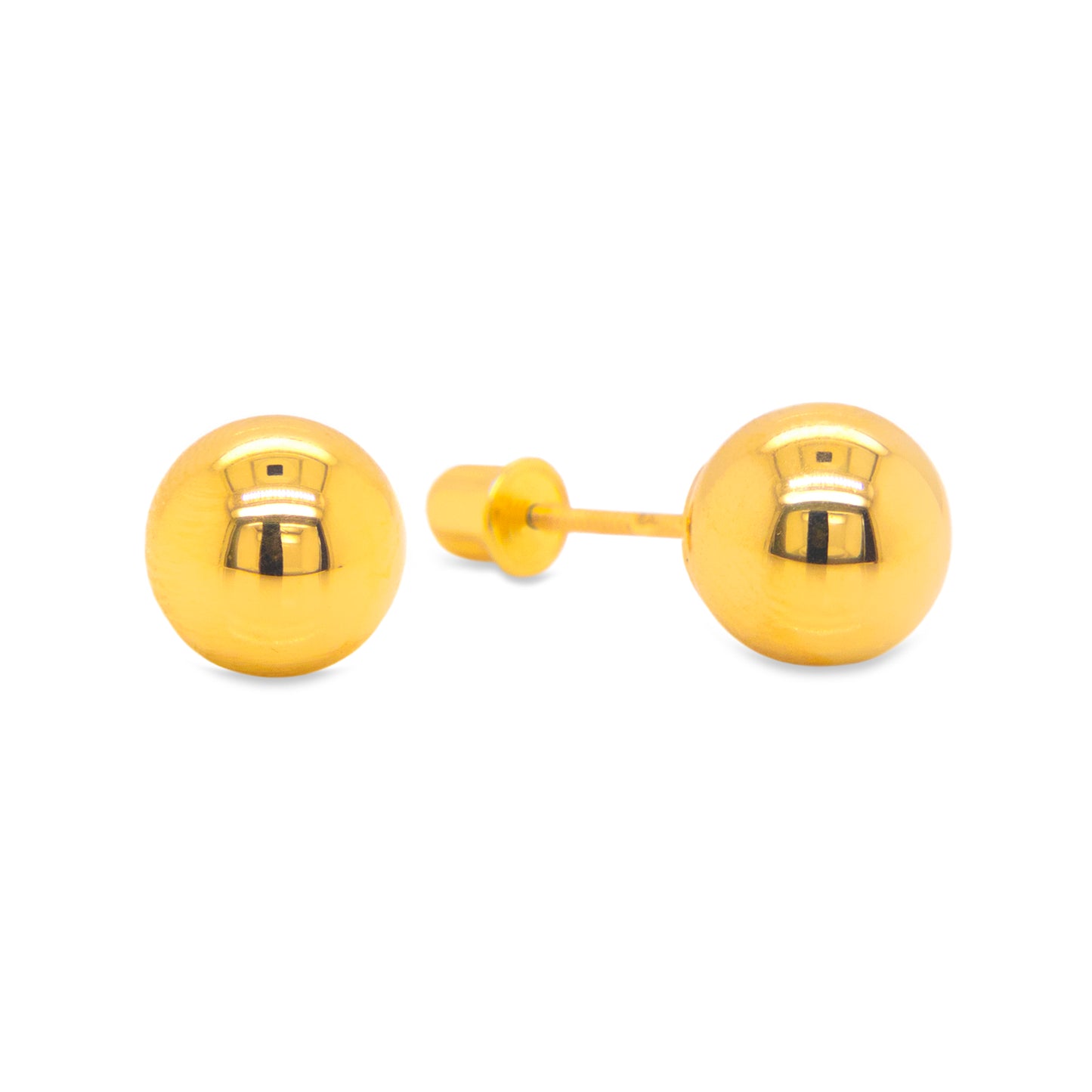 Basic Ball 6MM Stud Earrings - SHOPKURY.COM