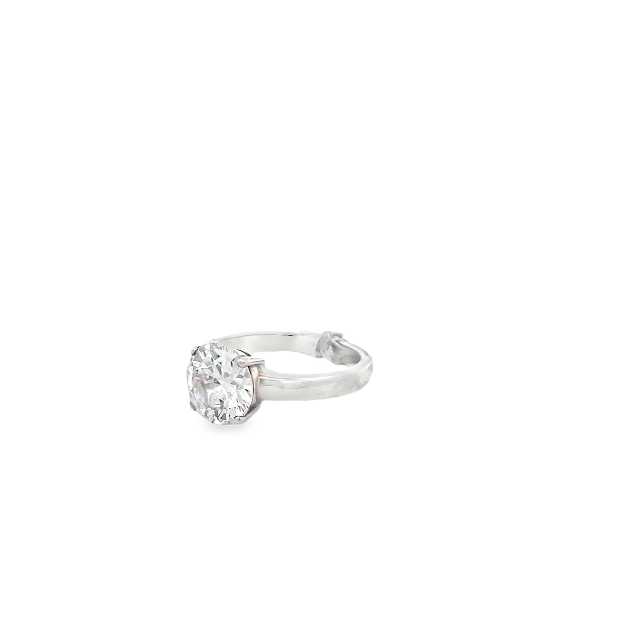 Medium Clear Zirconia Ring - Size 7.5 - SHOPKURY.COM