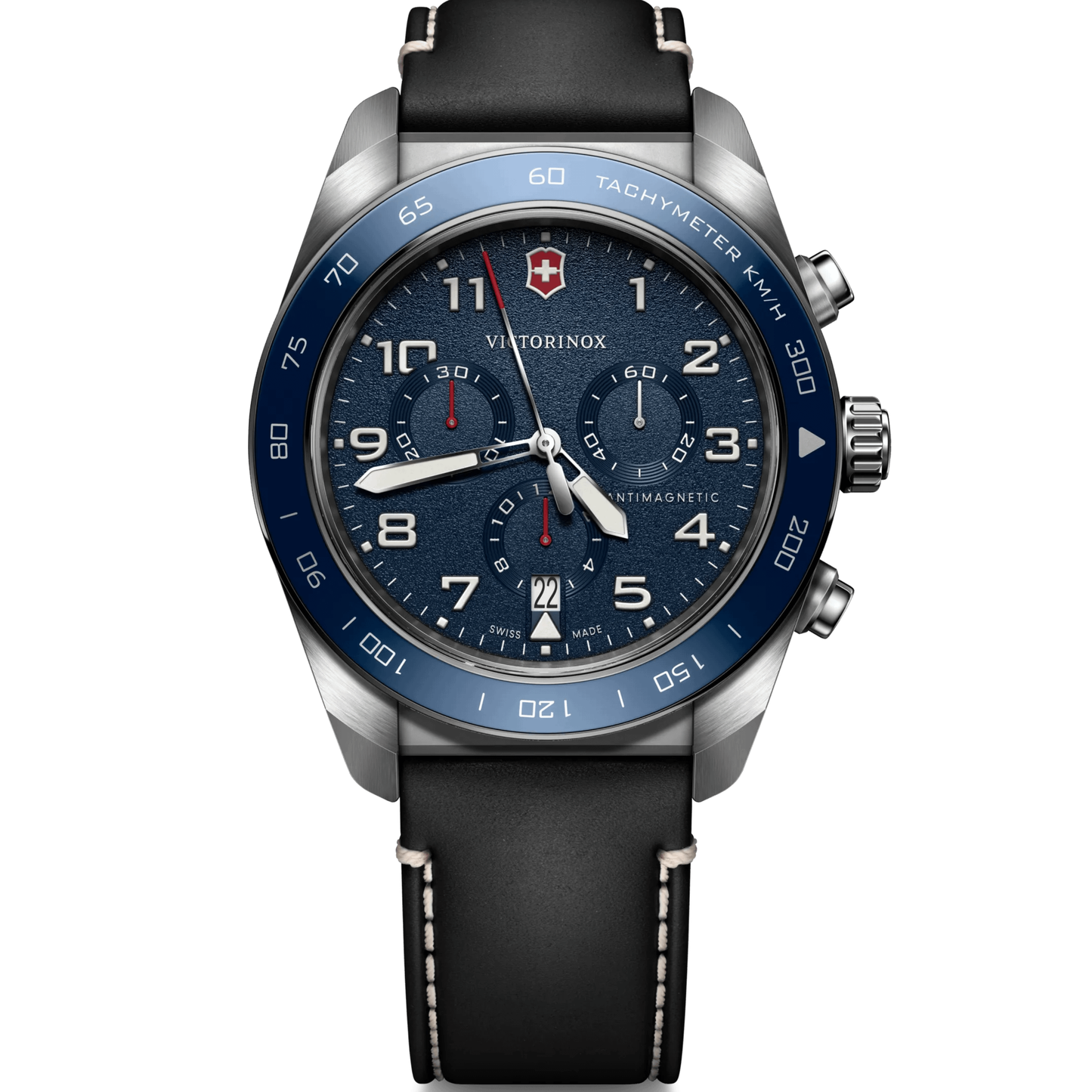 Swiss Army Chronograph Blue Dial 42mm Watch by VICTORINOX SWISS ARMY