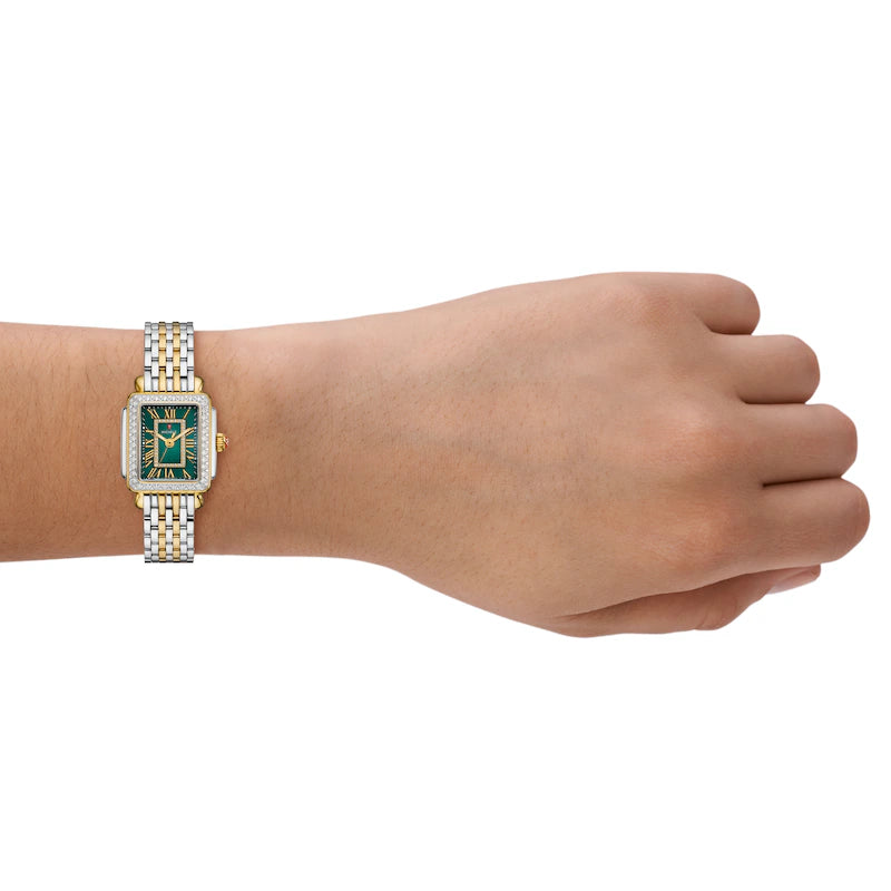 Deco Madison Mini Green Mother Pearl 24MM Watch - SHOPKURY.COM