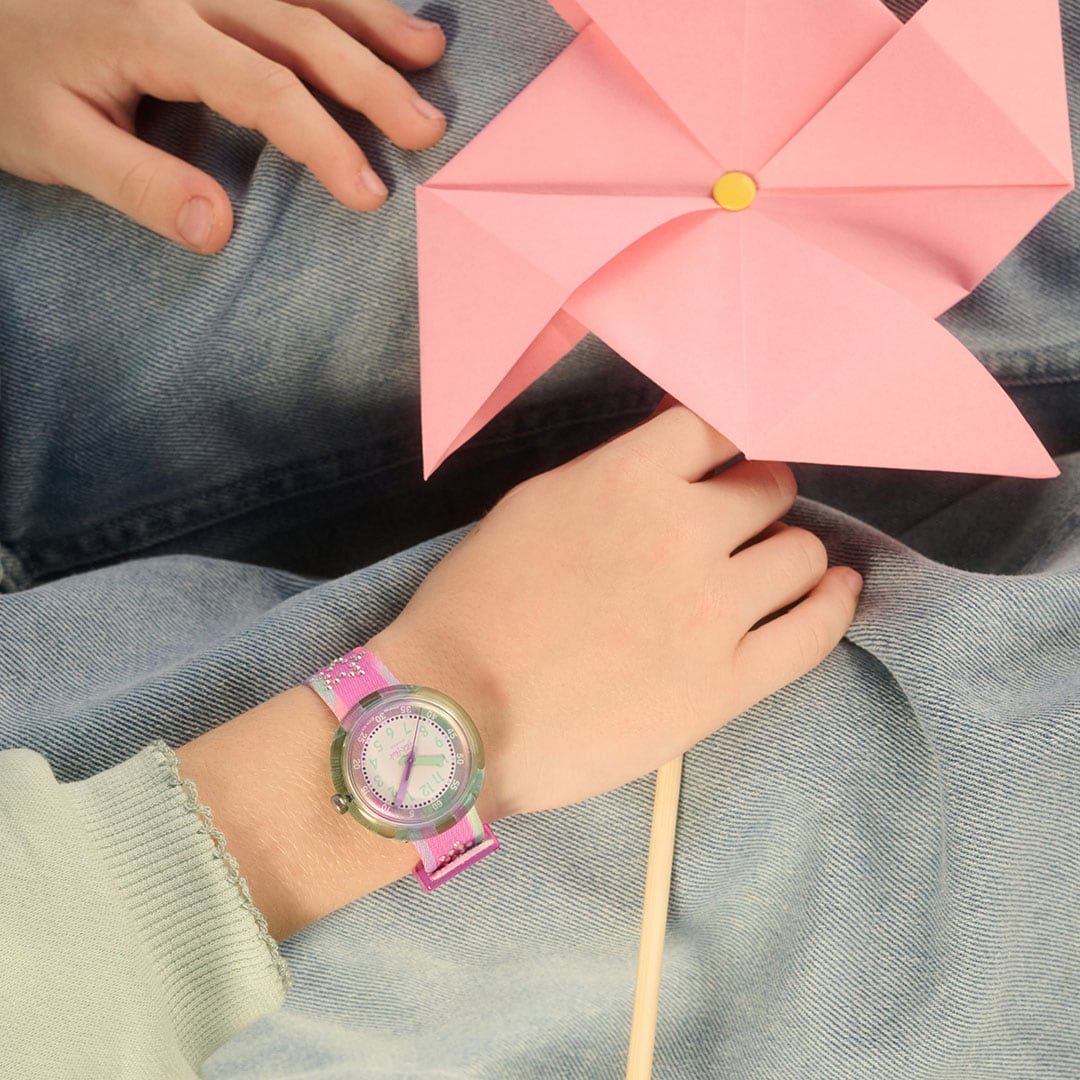 Flip It Pink! Kids Watch by FLIK FLAK BY SWATCH