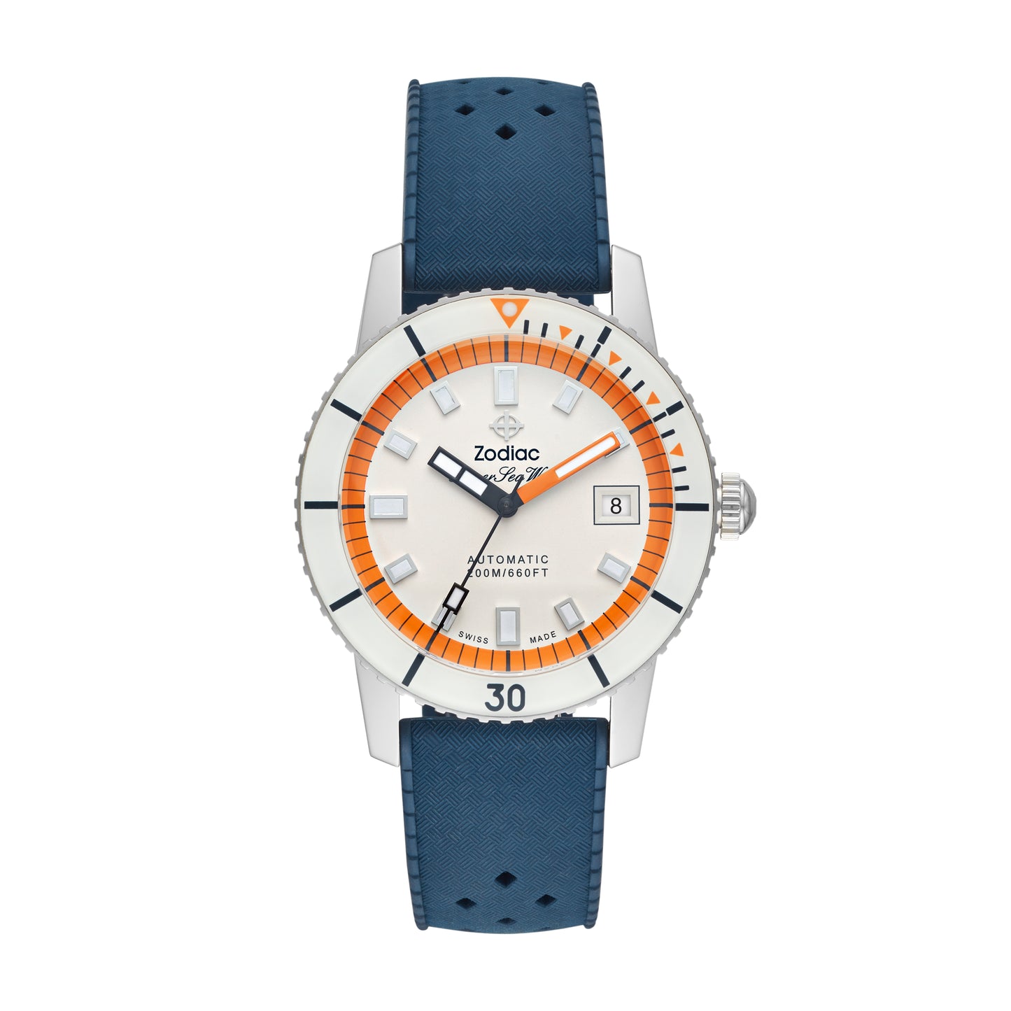 Super Sea Wolf Compression Diver Automatic 40MM Blue/Orange - SHOPKURY.COM