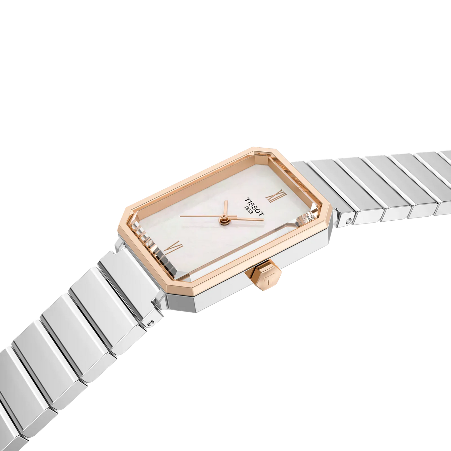SRV 30mm Two-Tone Mother of Pearl Watch by TISSOT